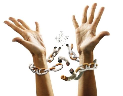 Dependence on cigarettes