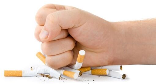 Eliminates smoking