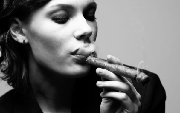 Women smoke